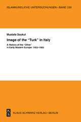 Images of the &raquo;Turk&laquo; in Italy - Mustafa Soykut