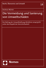 Die Vermeidung und Sanierung von Umweltsch&auml;den - Andreas M&uuml;nter