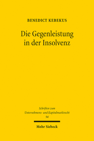 Die Gegenleistung in der Insolvenz
