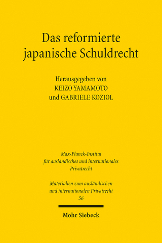 Das reformierte japanische Schuldrecht