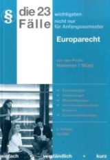 23 F&auml;lle Europarecht - Karl-Edmund Hemmer, Achim W&uuml;st