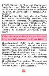 Dilettantismus als Beruf - 