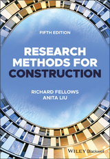 Research Methods for Construction -  Richard F. Fellows,  Anita M. M. Liu