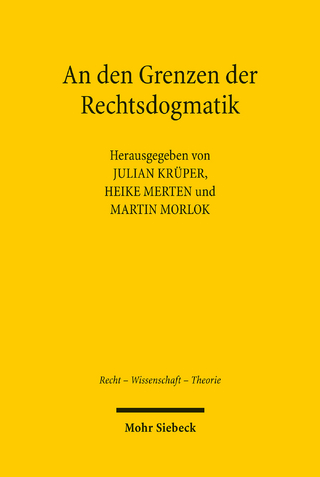 An den Grenzen der Rechtsdogmatik