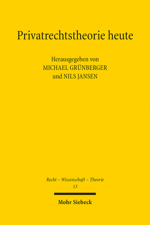 Privatrechtstheorie heute - 