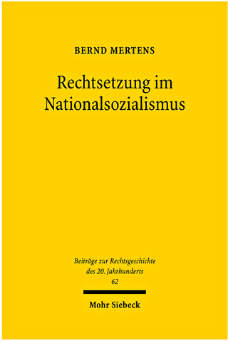 Rechtsetzung im Nationalsozialismus