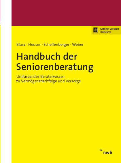 Handbuch der Seniorenberatung - Pawel Blusz, Michael Heuser, Michael Schellenberger, Benedikt Weber