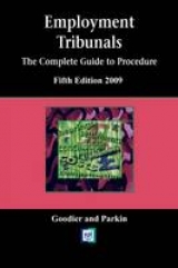 Employment Tribunals - Goodier, Colin; Parkin, Jonathan