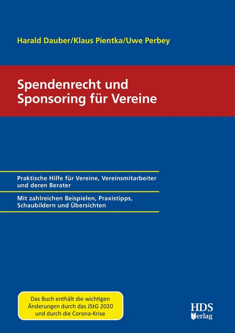 Spendenrecht und Sponsoring f&uuml;r Vereine -  Harald Dauber,  Klaus Pientka,  Uwe Perbey