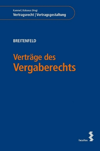 Verträge des Vergaberechts