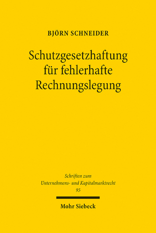Schutzgesetzhaftung für fehlerhafte Rechnungslegung