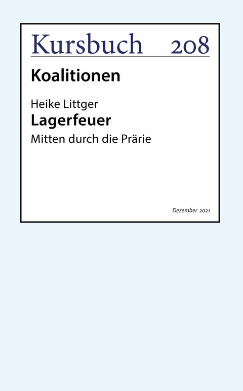 Lagerfeuer - Heike Littger