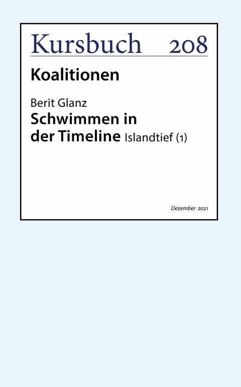Schwimmen in der Timeline - Berit Glanz