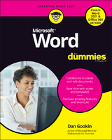 Word For Dummies -  Dan Gookin
