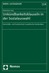 Unk&uuml;ndbarkeitsklauseln in der Sozialauswahl - Sebastian Graj