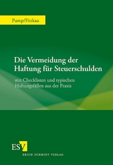 Die Vermeidung der Haftung f&uuml;r Steuerschulden - Hermann Pump, Herbert Fittkau