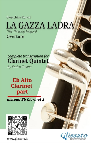 Rossini: La Gazza Ladra Overture – Alto Clarinet Part for Clarinet Quintet (Advanced Level)