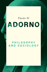 Philosophy and Sociology: 1960 - Theodor W. Adorno