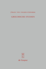 Griechische Studien - J&uuml;rgen von Ungern-Sternberg