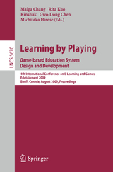 Learning by Playing. Game-based Education System Design and Development - 