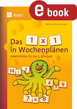 Das 1 x 1 in Wochenplänen, Klasse 2