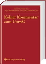K&ouml;lner Kommentar zum Umwandlungsgesetz - 