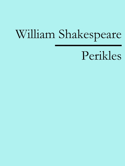 Perikles - William Shakespeare
