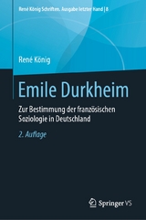 Emile Durkheim - Ren&eacute; K&ouml;nig
