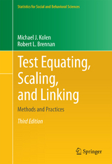 Test Equating, Scaling, and Linking -  Michael J. Kolen,  Robert L. Brennan
