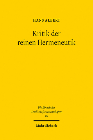 Kritik der reinen Hermeneutik