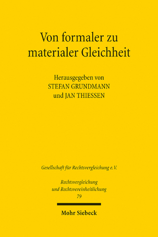 Von formaler zu materialer Gleichheit