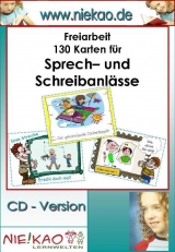 Freiarbeit - drei Karteien Sprech- und Schreibanl&auml;sse - Steffi Kiel