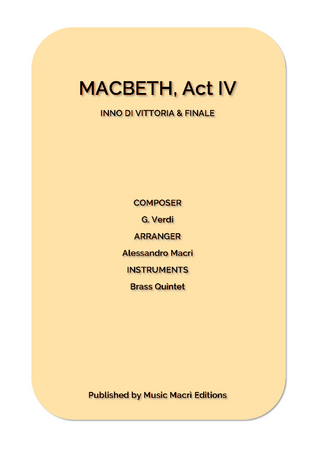 INNO DI VITTORIA & FINALE from MACBETH - Act IV