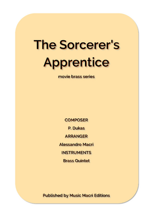 The Sorcerer's Apprentice Movie Brass Series