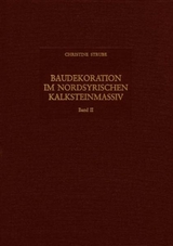 Baudekoration im Nordsyrischen Kalksteinmassiv - Christine Strube