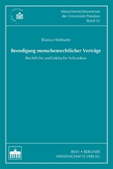 Beendigung menschenrechtlicher Vertr&auml;ge - Bianca Hofmann