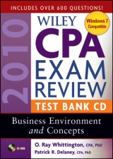 Wiley CPA Exam Review 2010 Test Bank CD - Business Environment and Concepts - Delaney, Patrick R.; Whittington, O. Ray