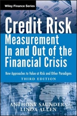 Credit Risk Management In and Out of the Financial Crisis - Saunders, Anthony; Allen, Linda