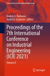 Proceedings of the 7th International Conference on Industrial Engineering (ICIE 2021) - 
