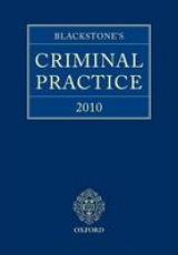 Blackstone's Criminal Practice - Ormerod, Professor of Criminal Justice David; Hooper, The Right Honourable Lord Justice