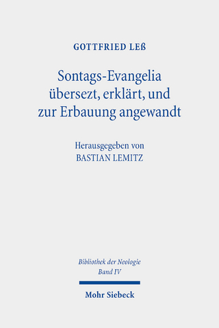 Sontags-Evangelia übersezt, erklärt, und zur Erbauung angewandt