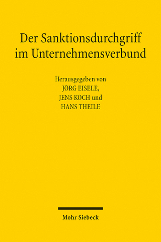Der Sanktionsdurchgriff im Unternehmensverbund