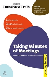 Taking Minutes of Meetings - Gutman, Joanna