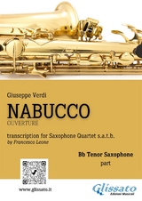 Tenor Saxophone part of "Nabucco" overture for Sax Quartet - Giuseppe Verdi, a cura di Francesco Leone