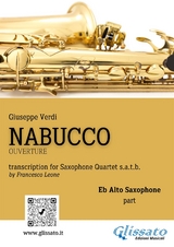 Alto Saxophone part of "Nabucco" overture for Sax Quartet - Giuseppe Verdi, a cura di Francesco Leone