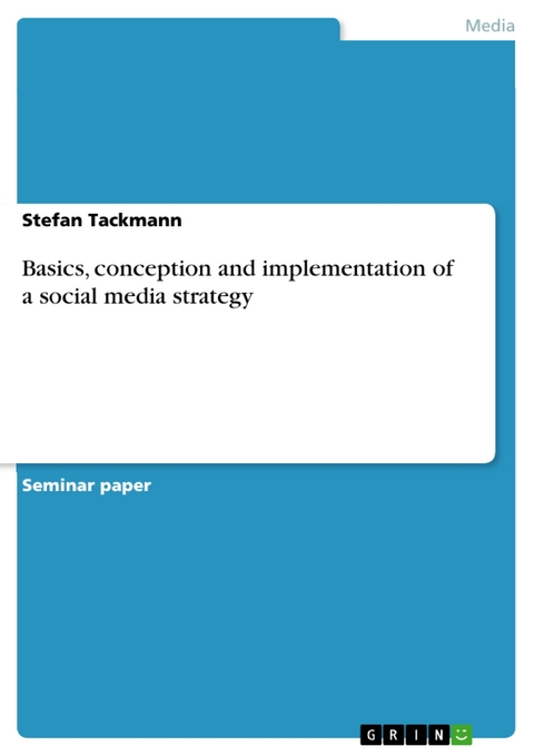 Basics, conception and implementation of a social media strategy - Stefan Tackmann