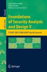 Foundations of Security Analysis and Design V - 