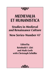 Medievalia et Humanistica, No. 47 - 