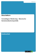 Grundlagen Marketing - Klassische Kommunikationspolitik - Elena Balhorn