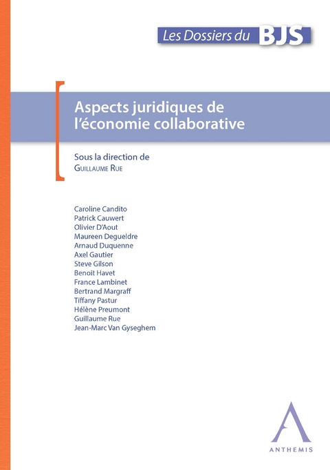 Aspects juridiques de l&rsquo;&eacute;conomie collaborative -  Collectif
